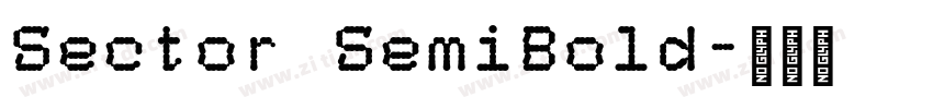 Sector SemiBold字体转换 Sector SemiBold字体转换